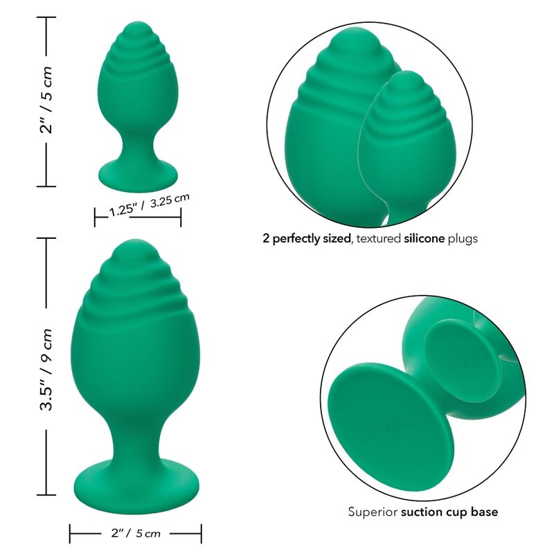 CALEXOTICS - CHEEKY BUTTPLUG GRÜN