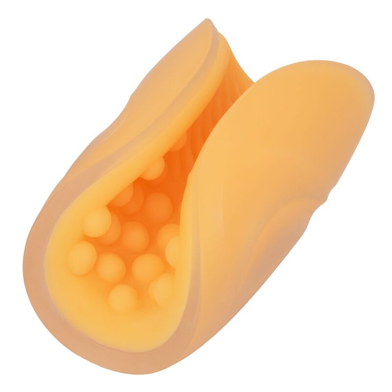 CALEXOTICS - BEADED GRIP MASTURBATOR ORANGE