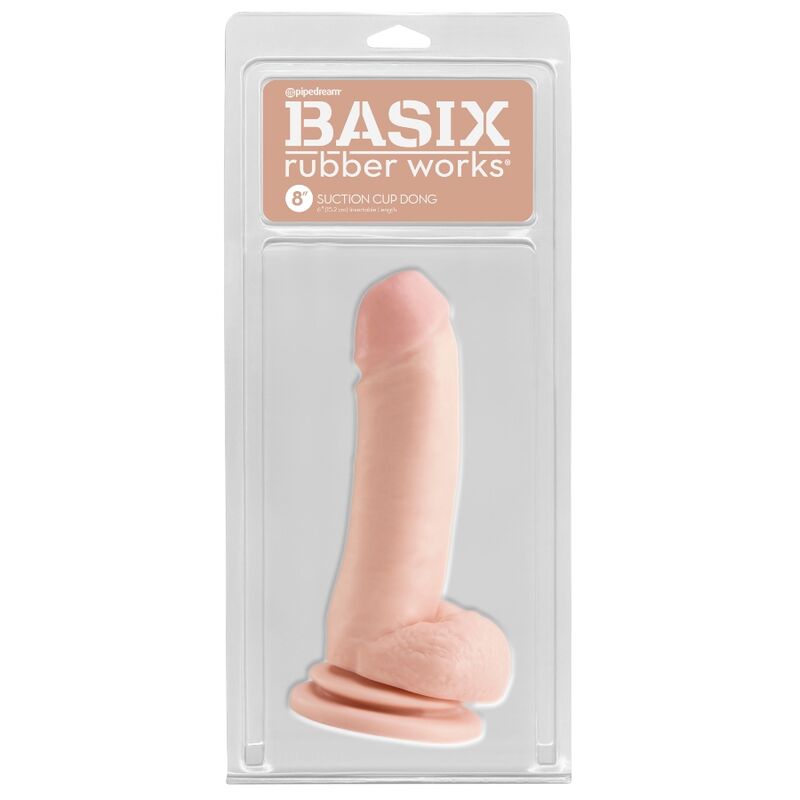 BASIX - PENE DE GELATINA SUCCIONANTE NATURAL 18 CM