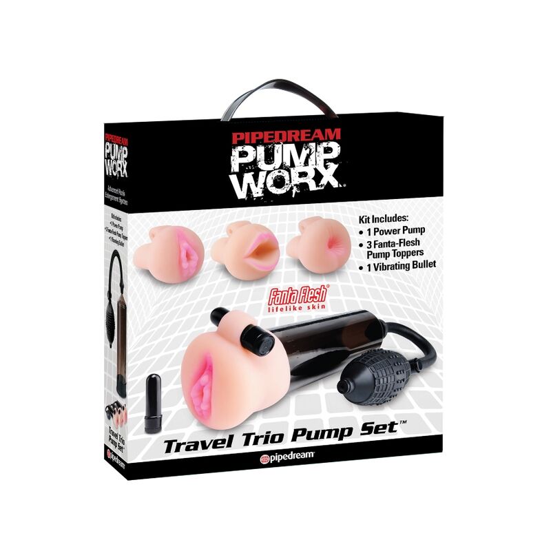 JUEGO DE BOMBAS DE VIAJE TRIO PUMP WORX