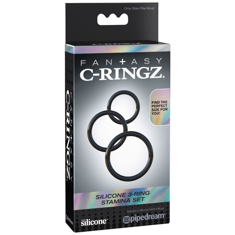 FANTASY C-RINGZ - SET DE 3 ANILLOS DE SILICONA STAMINA