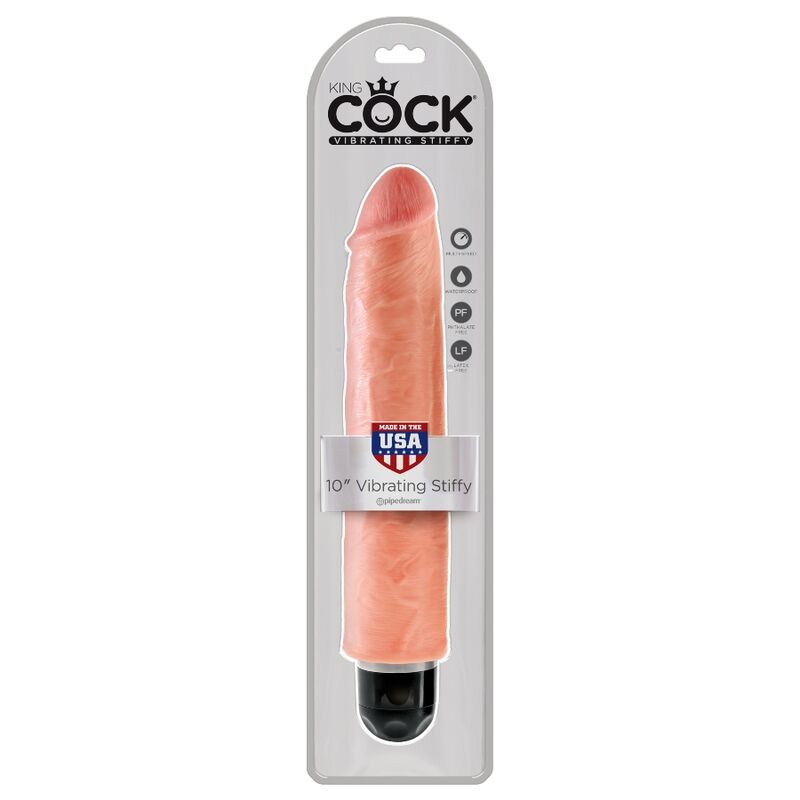 KING COCK - VIBRADOR REALISTA RÍGIDO 25,4 CM NATURAL