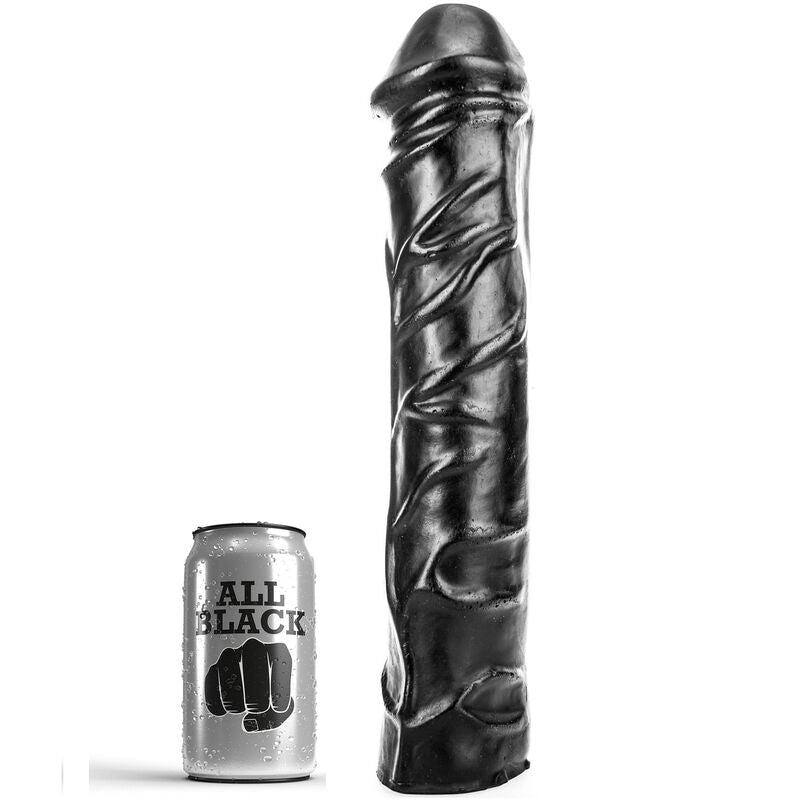 ALL BLACK - HUGE SOFT FISTING DILDO 32 CM