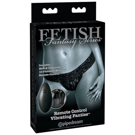 FETISH FANTASY EDICIÓN LIMITADA - PANTALONES VIBRADORES CON CONTROL REMOTO