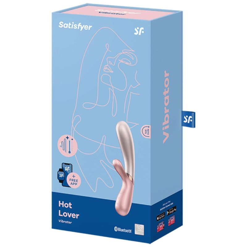 SATISFYER - HOT LOVER VIBRATOR ROSE & BEIGE