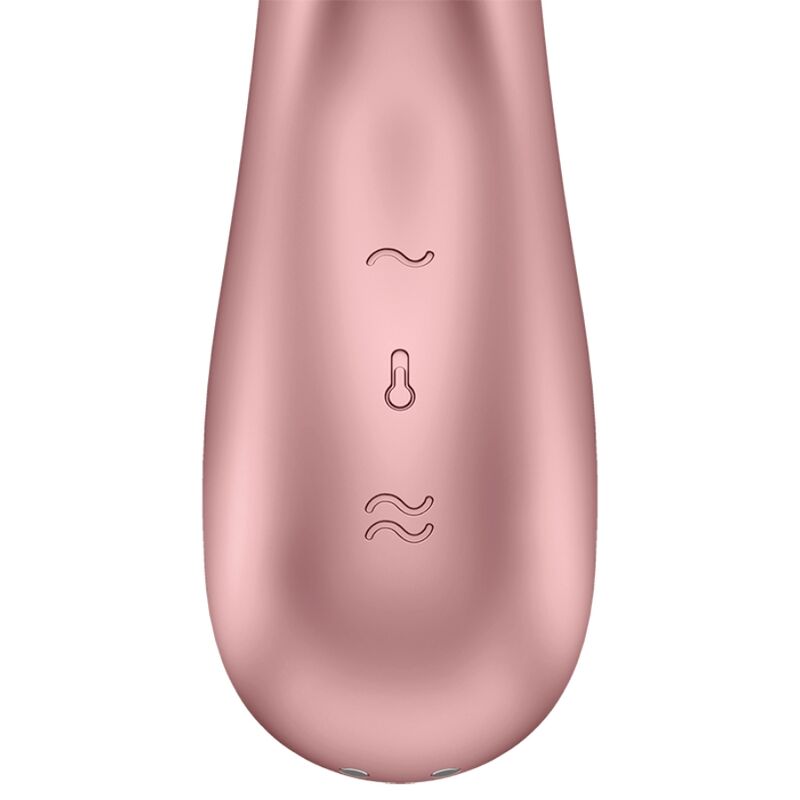 SATISFYER - HOT LOVER VIBRATOR ROSE & BEIGE