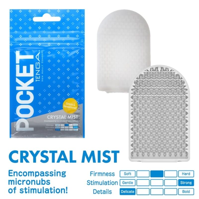 TENGA - CRYSTAL MIST POCKET MASTURBADOR