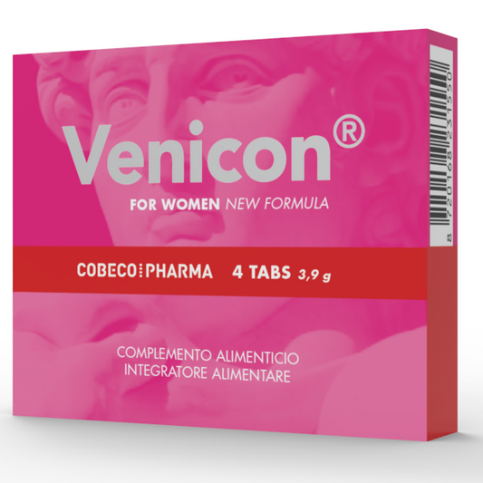 COBECO - VENICON SUPLEMENTO PARA LA LIBIDO PARA MUJERES, 4 CÁPSULAS