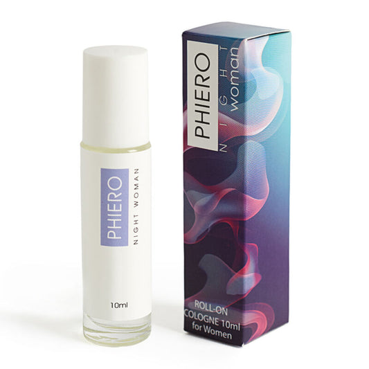 500 COSMÉTICOS - PHIERO NOCHE MUJER. PERFUME CON FEROMONAS EN FORMATO ROLL-ON PARA MUJER