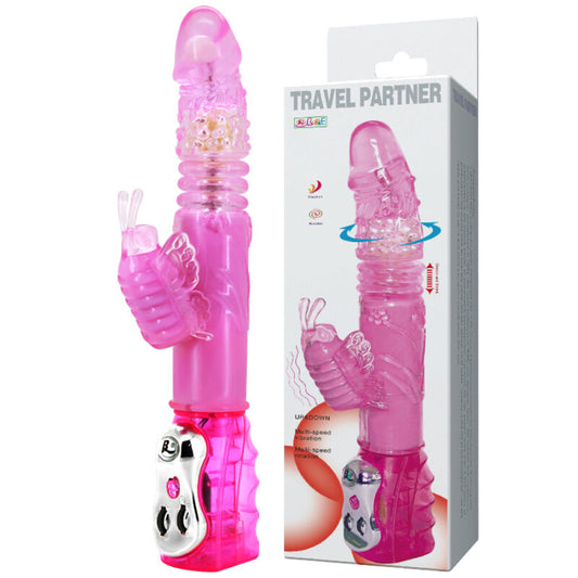 BAILE - TRAVEL PARTNER UP &amp; DOWN ROTATOR BUNNY PINK