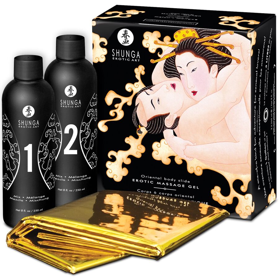 SHUNGA - ORIENTAL MELON-MANGO EROTIC BODY-TO-BODY MASSAGE GEL