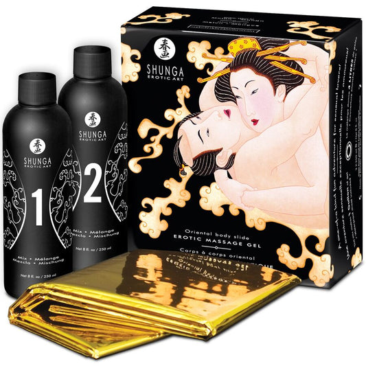 SHUNGA - ORIENTAL MELON-MANGO EROTIC BODY-TO-BODY MASSAGE GEL