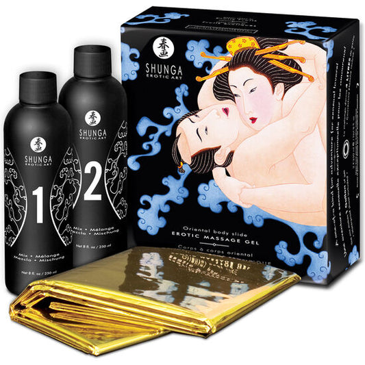 SHUNGA - ORIENTAL BODY-TO-BODY EROTIC MASSAGE GEL WITH EXOTIC FRUITS 