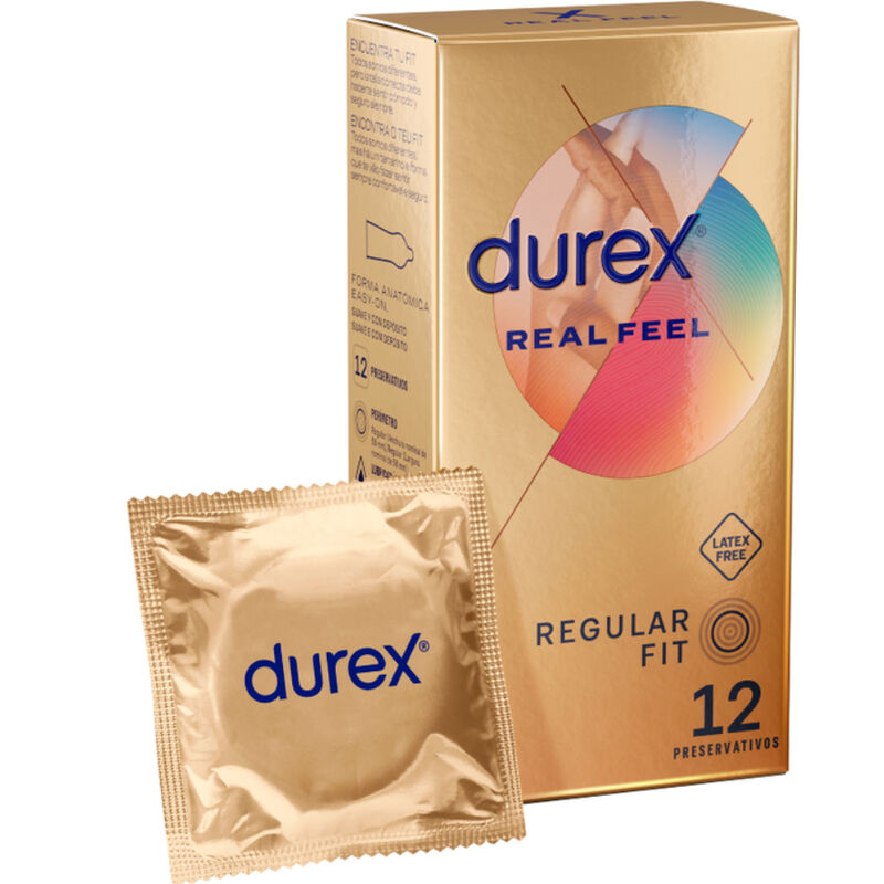 DUREX - SENSACIÓN REAL 12 UNIDADES