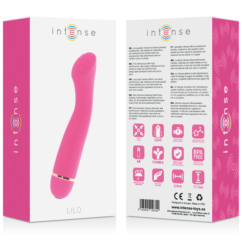 INTENSO - LILO 20 VELOCIDADES SILICONA ROSA