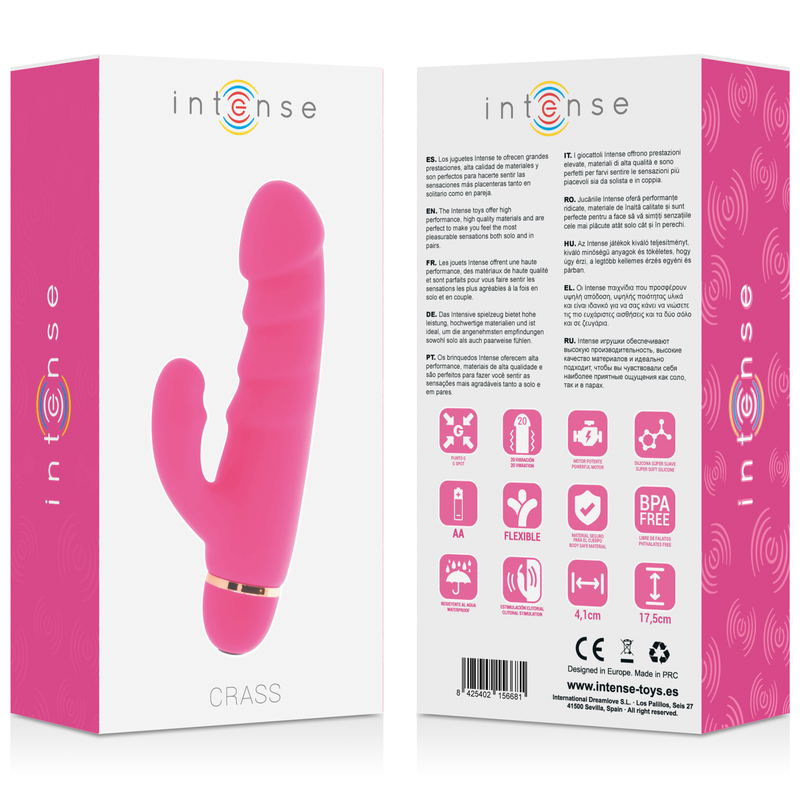 INTENSE - CRAZY 20 SPEEDS SILICONE PINK