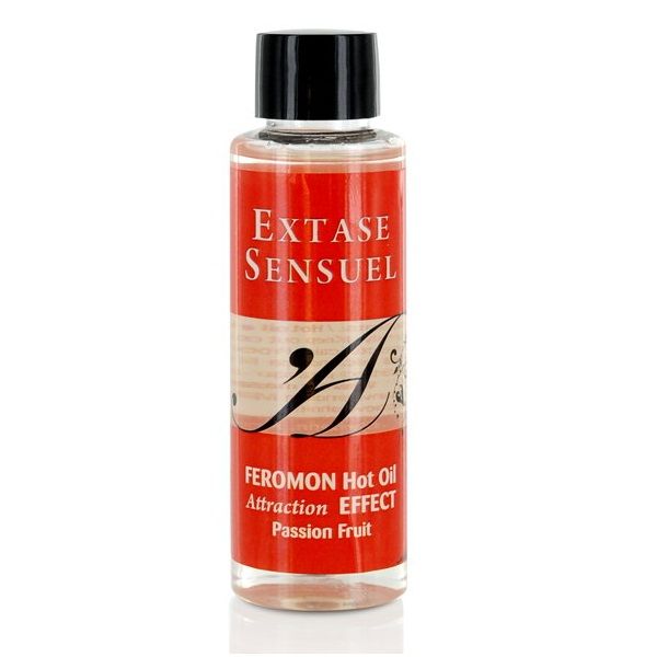 EXTASE SENSUAL - MASSAGE OIL WITH HEAT EFFECT AND PASSION FRUIT PHEROMONES 100 ML