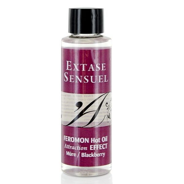 EXTASE SENSUAL - ACEITE DE MASAJE CON EFECTO CALOR Y FEROMONAS DE MORA 100 ML