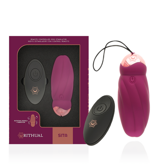 RITHUAL -SITA EGG FERNBEDIENUNG PERLENDREHUNG + VIBRATION