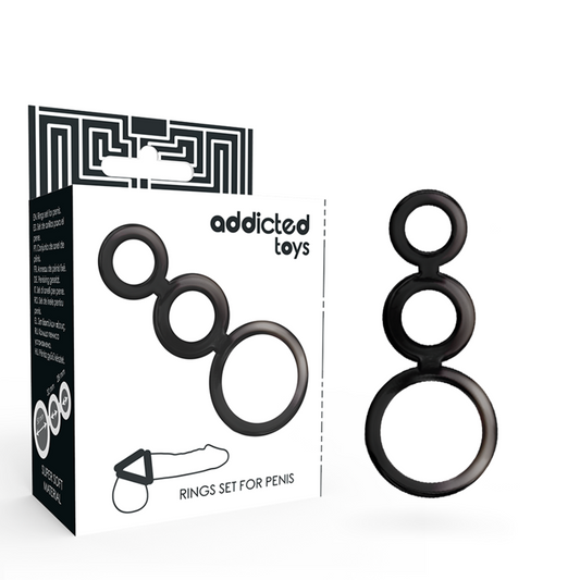 ADDICTED TOYS - RINGSET FÜR PENIS - GERUCHERT