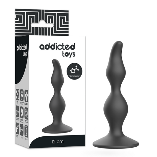 ADDICTED TOYS - ANAL SEXUELLER STECKER 12 CM SCHWARZ