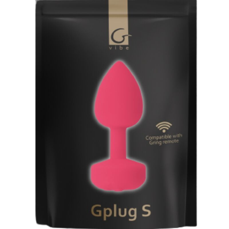 G-VIBE - FUNTOYS GPLUG VIBRADOR ANAL RECARGABLE GRANDE ROSA NEÓN 3,9 CM