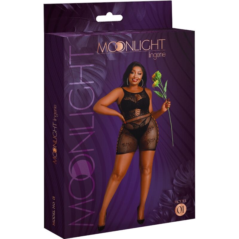 MOONLIGHT - MODELL 1 KLEID SCHWARZ ÜBERGRÖSSE