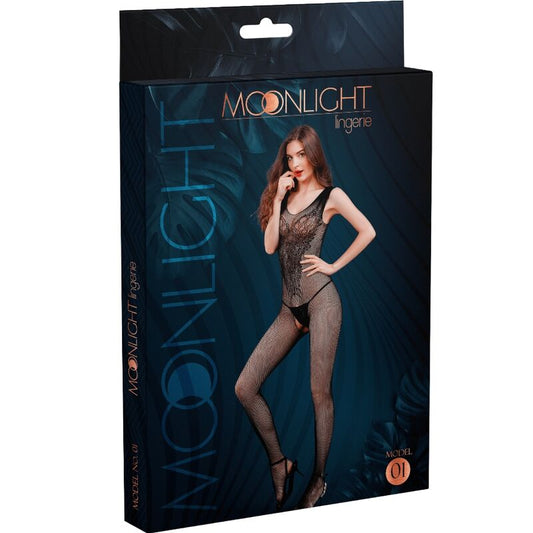 MOONLIGHT - MODEL 1 BODYSTOCKING SCHWARZ EINE GRÖSSE