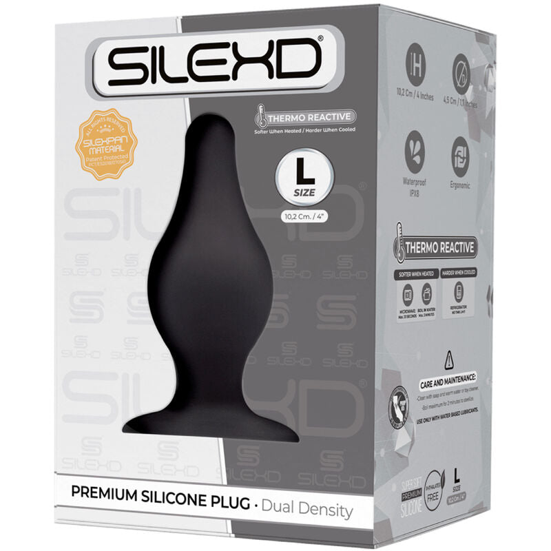 SILEXD - MODELL 2 ANALPLUG PREMIUM SILEXPAN SILIKON PREMIUM THERMOREAKTIVE GRÖSSE L