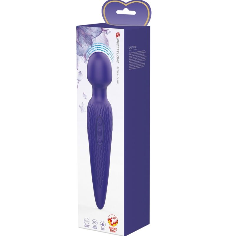 PRETTY LOVE - ANTONY YOUTH WAND VIBRATOR VIOLET WRMEEFFEKT