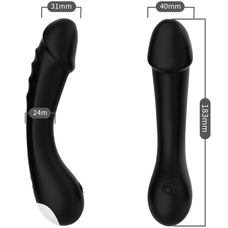 ARMONY - DILDO VIBRATOR G-SPOT SILIKON SCHWARZ