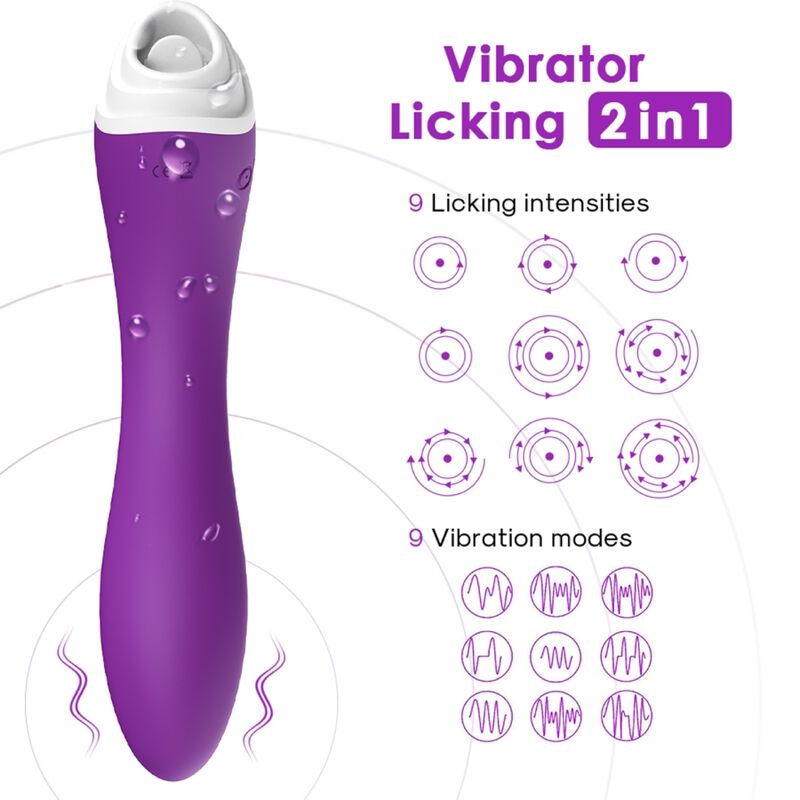 ARMONY - FAIRYLAND LECKT VIBRIERENDEN CLIT UND VIBRATOR LILA