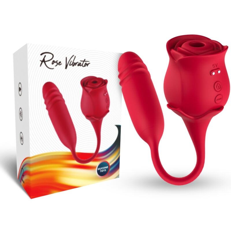 ARMONY - ROSEKNIGTH LECKT VIBRIERENDEN CLIT UND VIBRATOR ROT