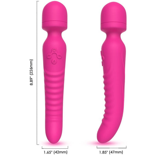 ARMONY - MISSION MASSAGER & VIBRATOR WÄRMEEFFEKT FUCHSIA