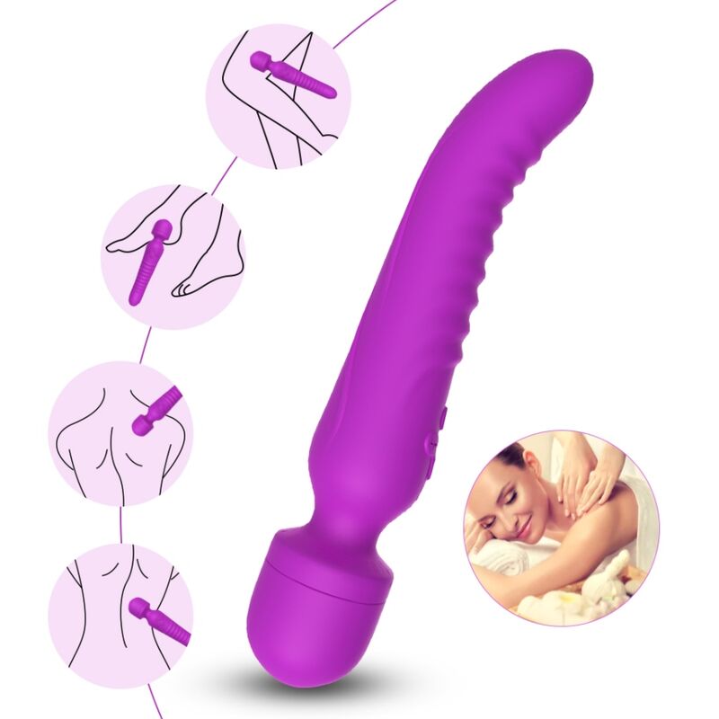 ARMONY - MISSION MASSAGER & VIBRATOR WÄRMEEFFEKT LILA