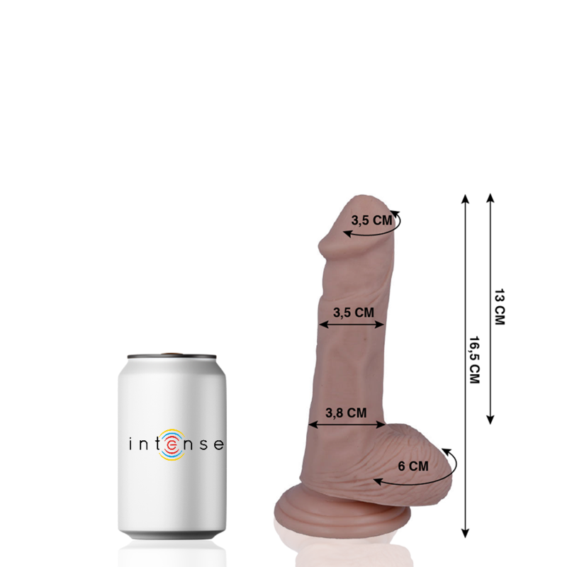 MR INTENSE - 5 REALISTIC PENIS 16.5 CM -O- 3.5 CM