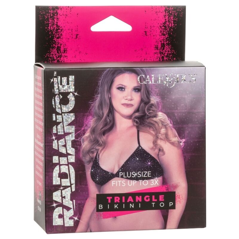 CALEXOTICS - RADIANCE TRIANGLE BIKINI TOP RHINE PLUS GRÖSSE