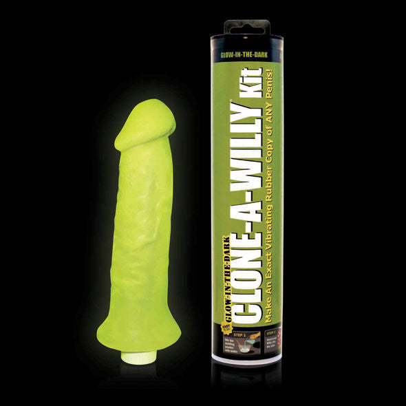 CLONE A WILLY - GLOWING GREEN PENIS CLONE OF WILLY WITH VIBRATOR