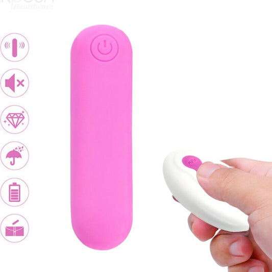 ARMONY - SPLASH JOLINE VIBRATOR BULLET SILIKON FERNBEDIENUNG 10 VIBRATIONEN 65 X 15 CM ROSA