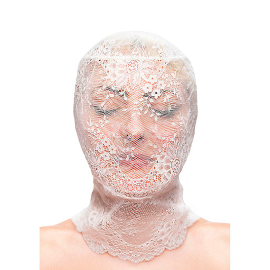 NS NOVELTIES - FETISH & FASHION SPITZENMASKE WEISS