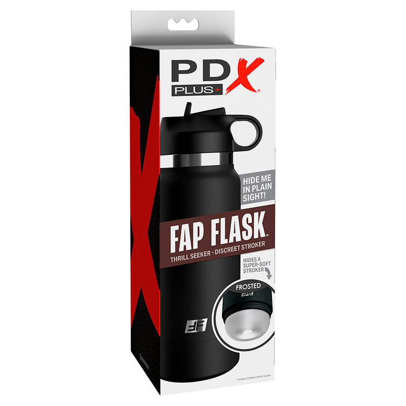 PDX PLUS - FAP FLASK FLASCHE DISCRET STROKER KLAR MODELL 1