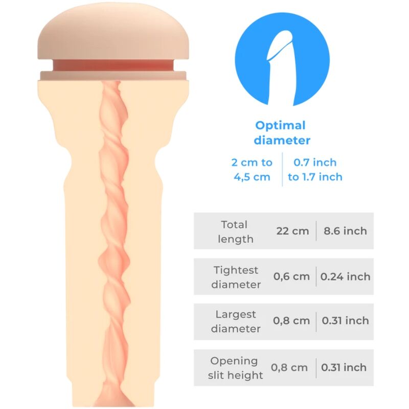 KIIROO - FÜHLEN SIE STROKER, EXTRA ENGES PO-FLEISCH