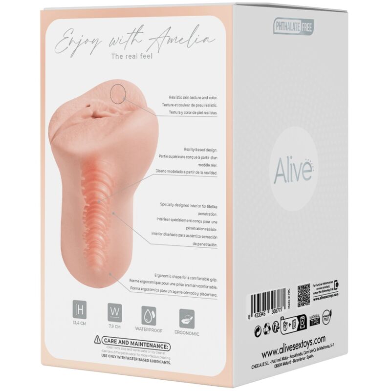 ALIVE - FLEX MÄNNLICHER MASTURBADOR VAGINAL GRÖSSE M