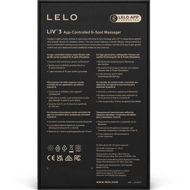 LELO - LIV™ 3 G-SPOT-STIMULATOR ROSA