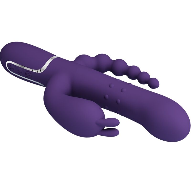 PRETTY LOVE - CAMMY TRIPLE VIBRATOR MULTIFUNKTION 4 IN 1 LILA