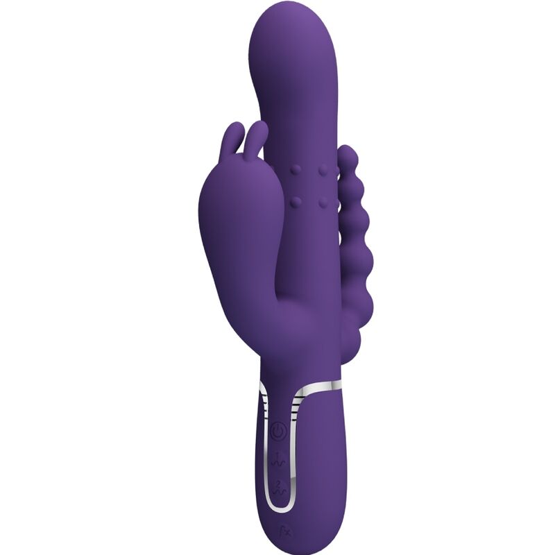 PRETTY LOVE - CAMMY TRIPLE VIBRATOR MULTIFUNKTION 4 IN 1 LILA