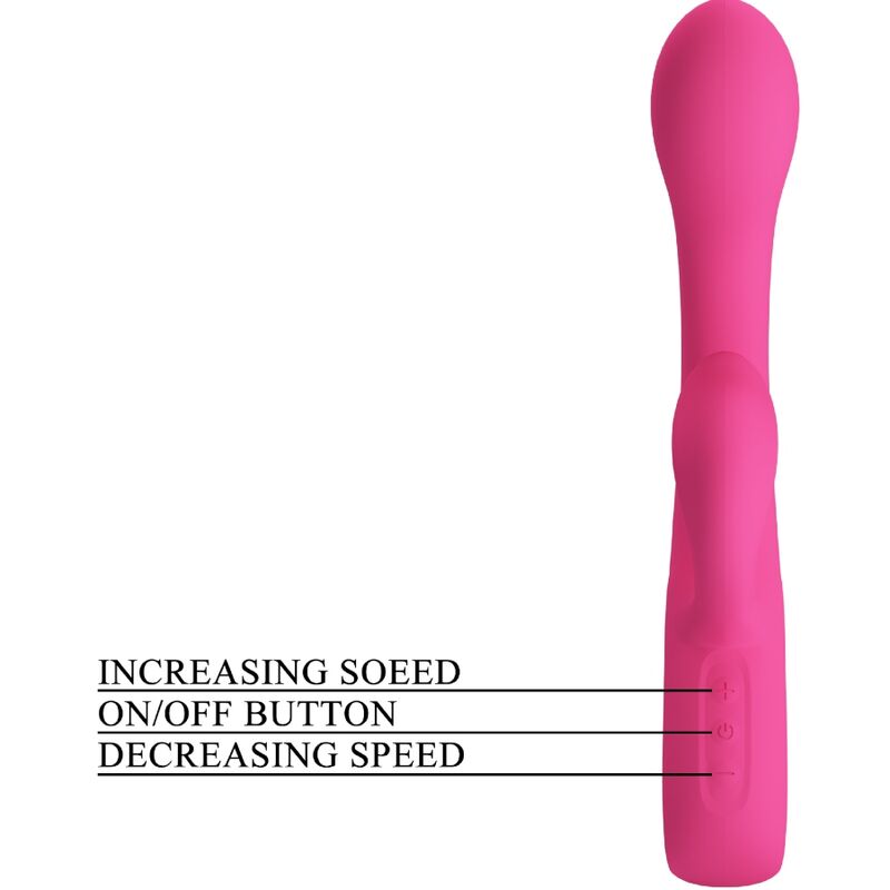 PRETTY LOVE - FRITZ RABBIT VIBRATOR 12 VIBRATIONEN ROSA