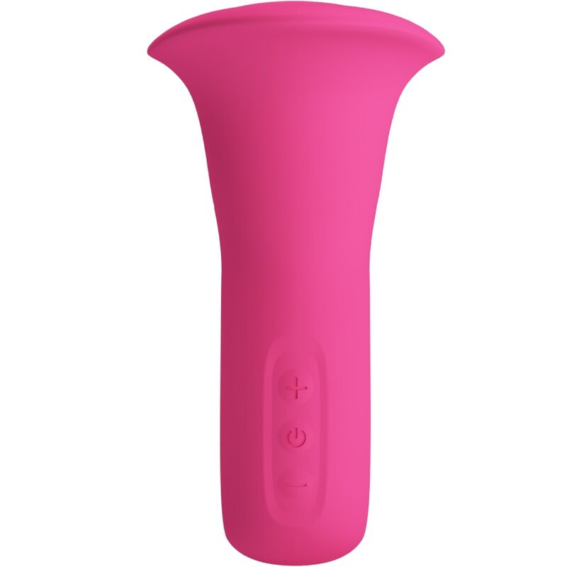 PRETTY LOVE - CLYDE ORALVIBRATOR VIBRIERENDE ZUNGE 12 VIBRATIONEN ROSA