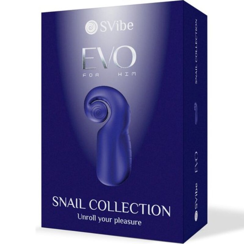 SNAIL VIBE - EVO FÜR IHN MNNLICHER MASTURBATOR SLIDE NROLL DUNKELBLAU