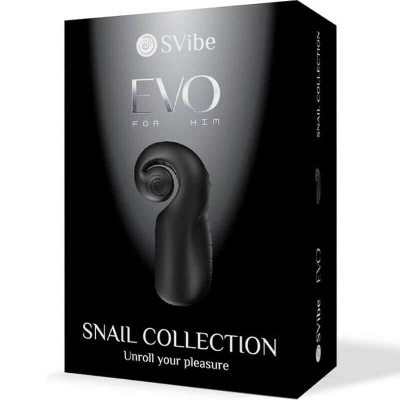 SNAIL VIBE - EVO FÜR IHN MNNLICHER MASTURBATOR SLIDE NROLL SCHWARZ